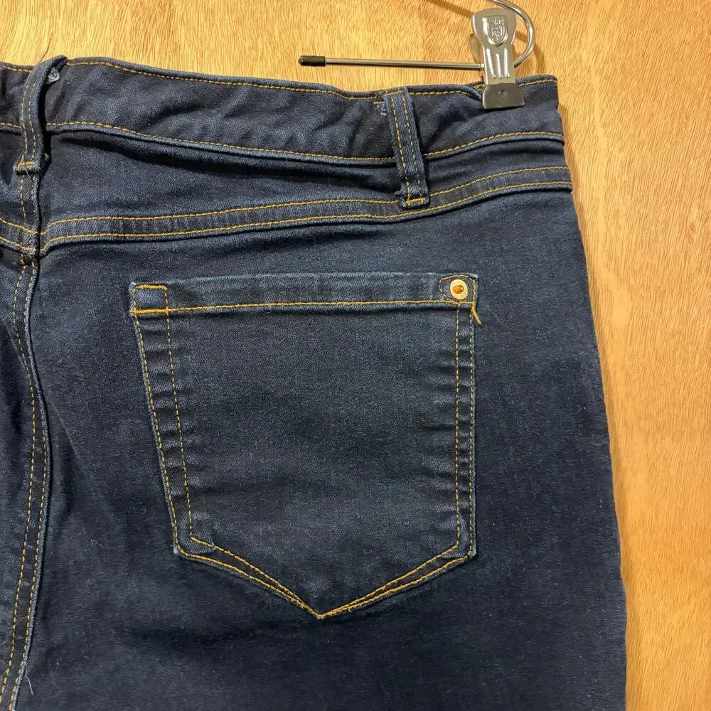 INC Concepts Madison Skinny Jeans Dark Wash Stretch 14/32 Denim Curvy Ankle - Picture 7 of 14